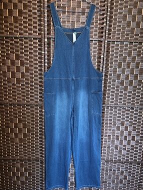 HALARA Denim Overalls in Indigo Blue